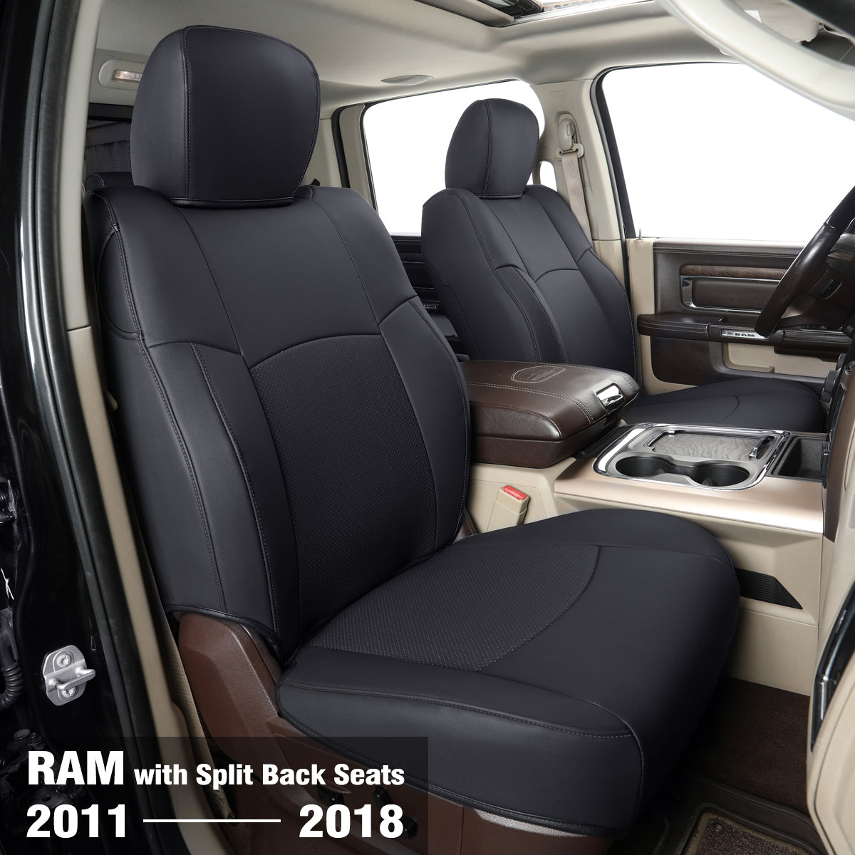 LUCKYMAN CLUB Ram 1500 2011-2019 2020 2021 2022 2023 2024 Skip-kabina Akvorezista Sidloko Kovriloj Plena Aro, Propra Fit Ram Bighorn Laramie Limigita Rebel Longkorn-ŝarĝaŭto kun 4/6 Split Malantaŭa Sidloko 