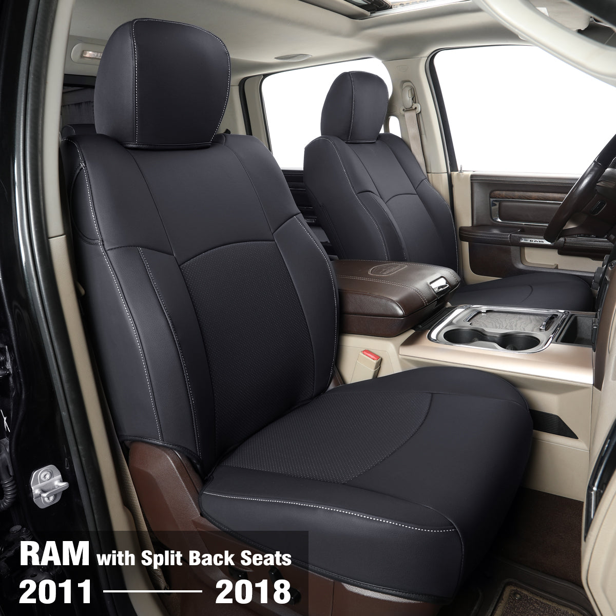 LUCKYMAN CLUB Ram 1500 2011-2019 2020 2021 2022 2023 2024 Skip-kabina Akvorezista Sidloko Kovriloj Plena Aro, Propra Fit Ram Bighorn Laramie Limigita Rebel Longkorn-ŝarĝaŭto kun 4/6 Split Malantaŭa Sidloko 