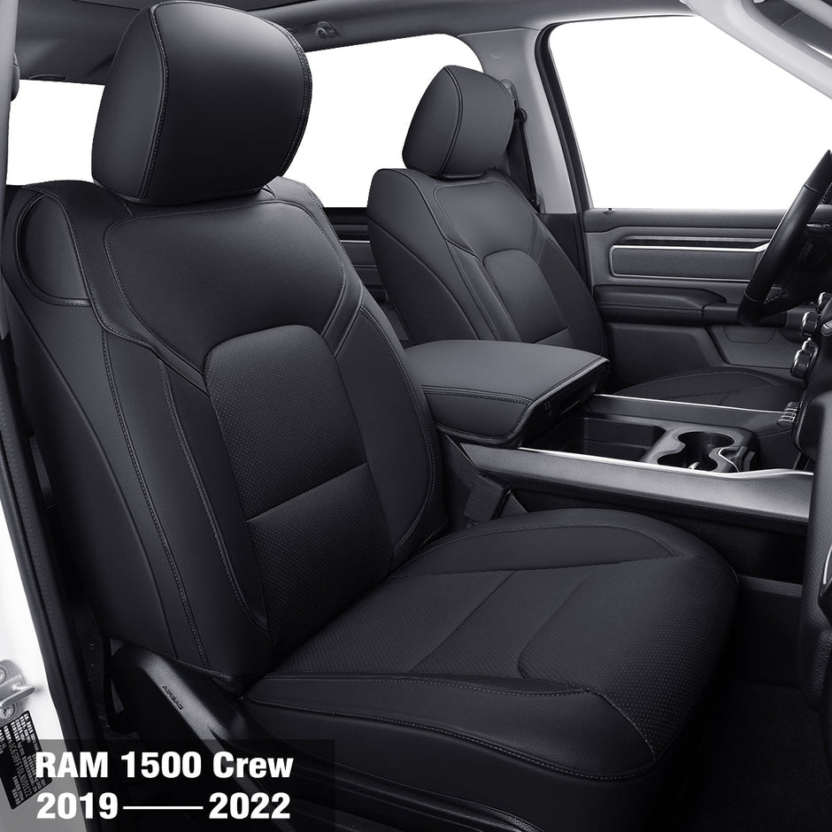 Dodge Ram Seat Covers Waterproof faux leather 1500.2500.3500 Crew/Quad ...