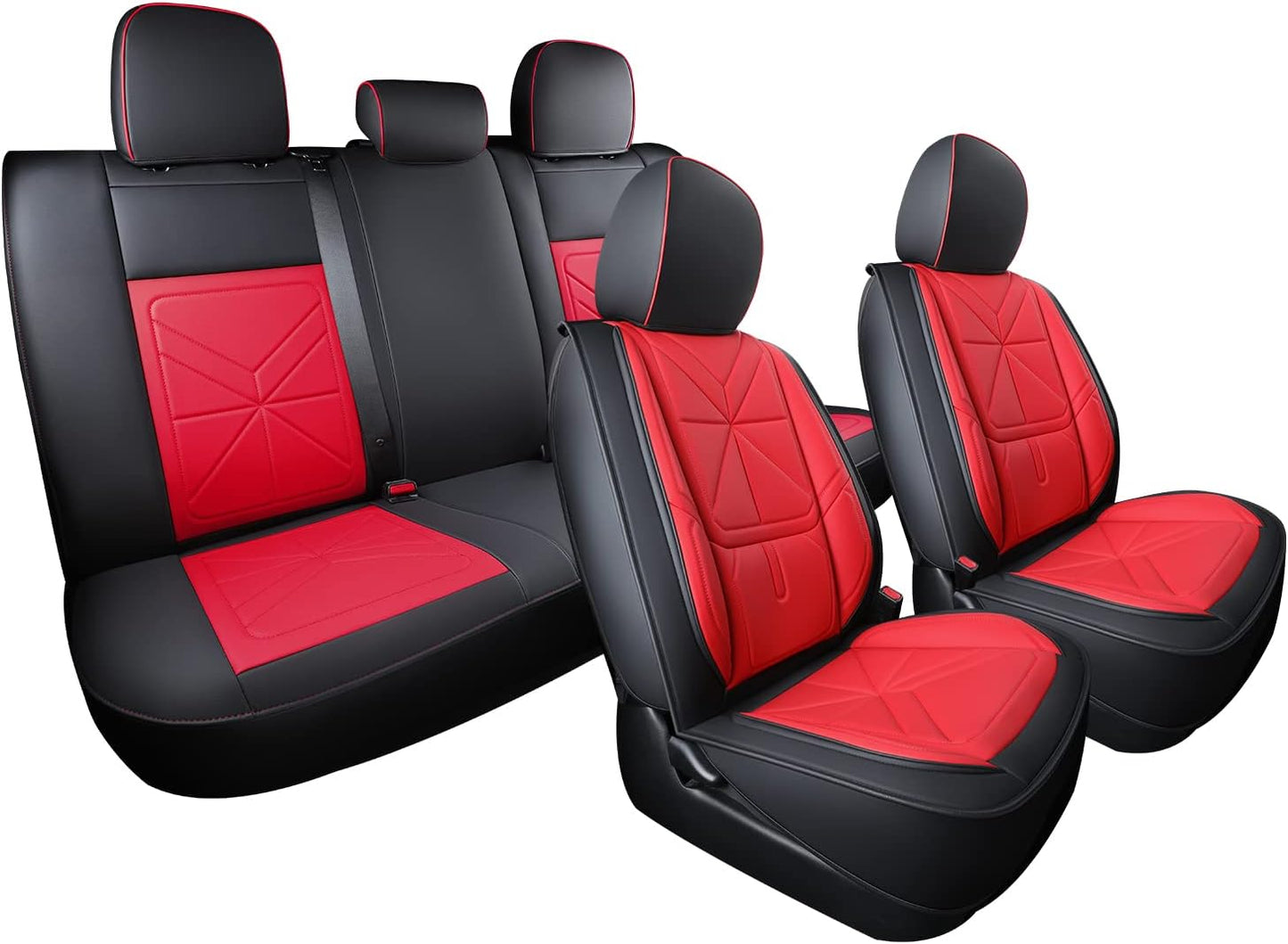 LUCKYMAN KLUBO 2005-2023 Tacoma Seat Covers Propra Duobla Kabina, Akvorezista leda sidloko, ĉiuj sezonoj inkluzive de tajlado kiel SR, SR5, Limited, TRD Off Road, TRD Pro, TRD Sport, ktp. komforta kaj spirebla. 