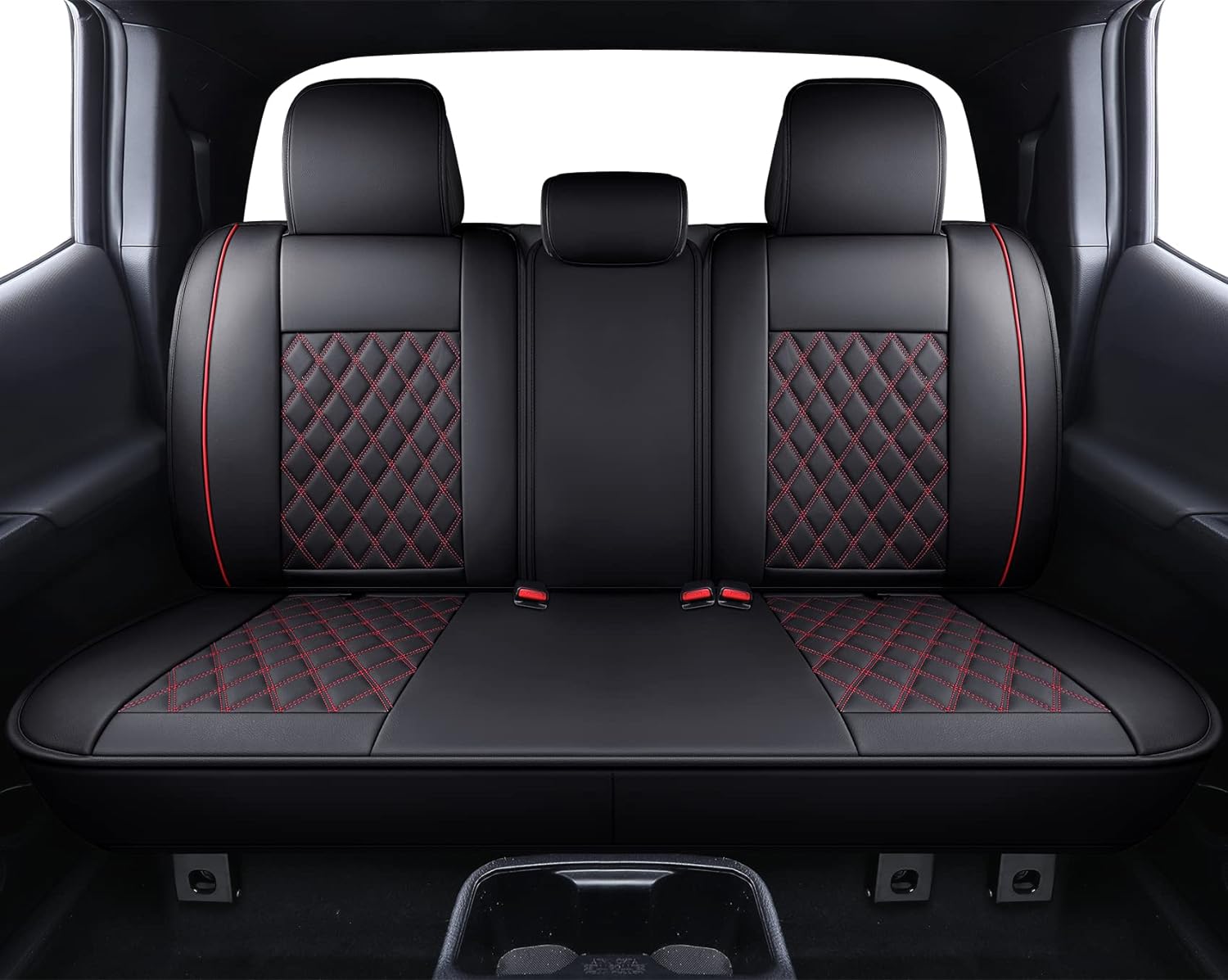 LUCKYMAN CLUB TOYOTA Tacoma Seat Covers waterproof leather customized for 2005-2023 TRD cross-country hover concept SR5 dual-cab pickup full cushion