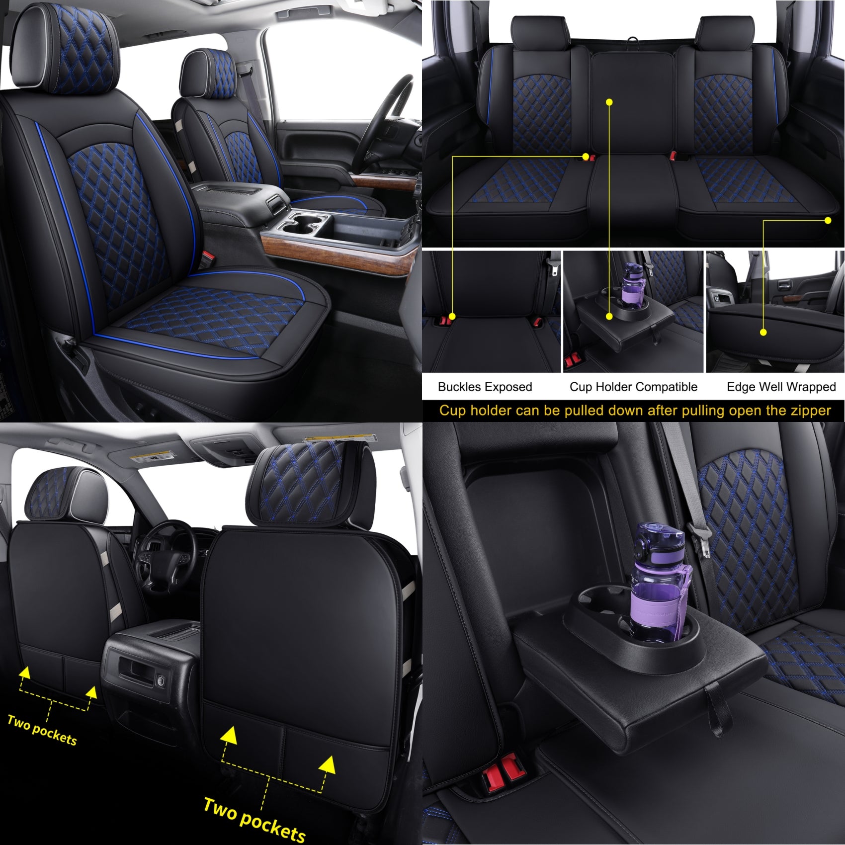 Silverado Sierra Seat Covers 2007-2024 GMC1500/2500